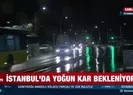 İstanbul’da yoğun kar bekleniyor!