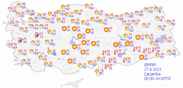 1695537776720.png Sağanak yağış bu sefer kuvvetli geliyor! Meteoroloji gün vererek uyardı! İstanbul Ankara ve İzmir hava durumu... - 8