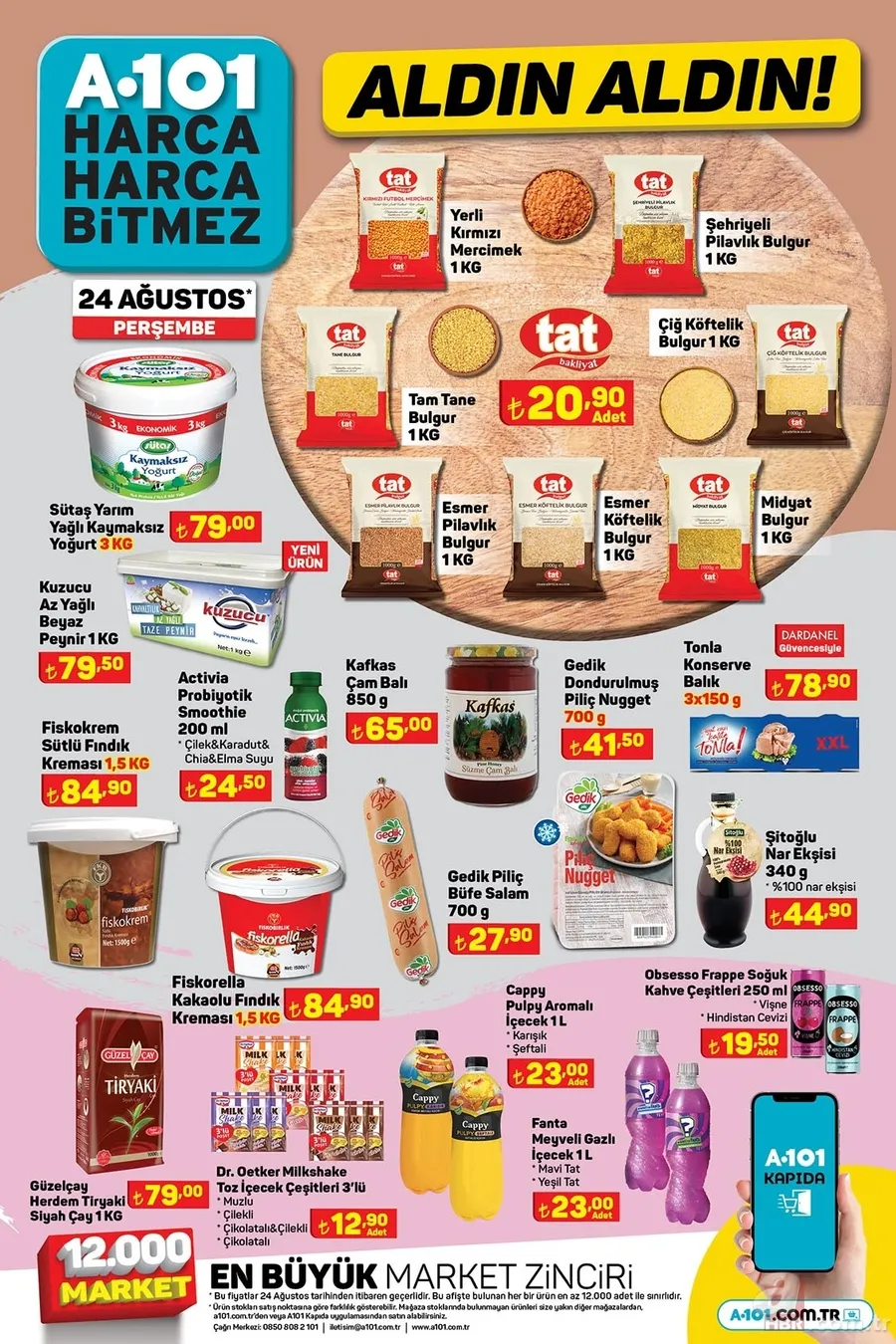 A101 24 Ağustos aktüel ürünler kataloğu! Tam 16 sayfa üründe indirim yapıldı 13