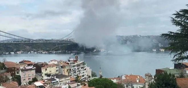 Son dakika: İstanbul Boğazı dumanla kaplandı! Beykoz’da korkutan yangın