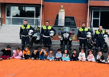 Gaziantep'te öğrencilere trafik eğitimi