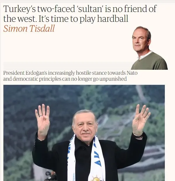 İngiliz The Guardian’dan skandal Başkan Recep Tayyip Erdoğan çağrısı: Artık cezasız kalamaz