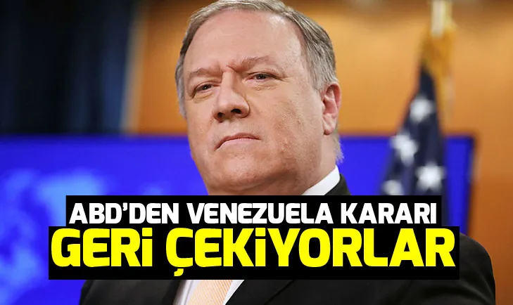ABDden Venezuela kararı! Geri çekiyorlar