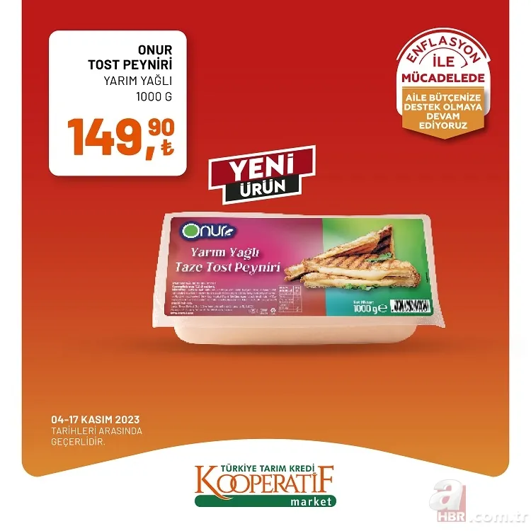Tarım Kredi Market indirim yarın sona eriyor! 40'lı tuvalet kağıdı 154,90 TL, Çay 89 TL, 100'lü peçete 13,90 TL ve pilavlık bulgur 48,90 TL'den satışa sunuyor 9