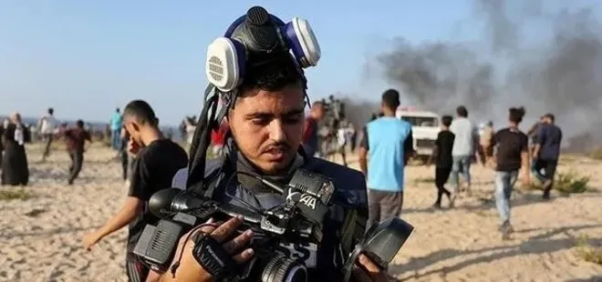 Katil İsrail dur durak bilmiyor! Gazze’de AA kameramanı Muntasır es-Savvaf’ı katletti