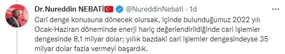 CHP Sözcüsü Faik Öztrak'a Hazine ve Maliye Bakanı Nureddin Nebati'den "TABLO" yanıtı 6