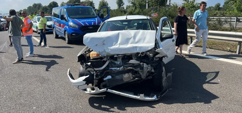 Son dakika: Düzce'de zincirleme kaza: 7 yaralı