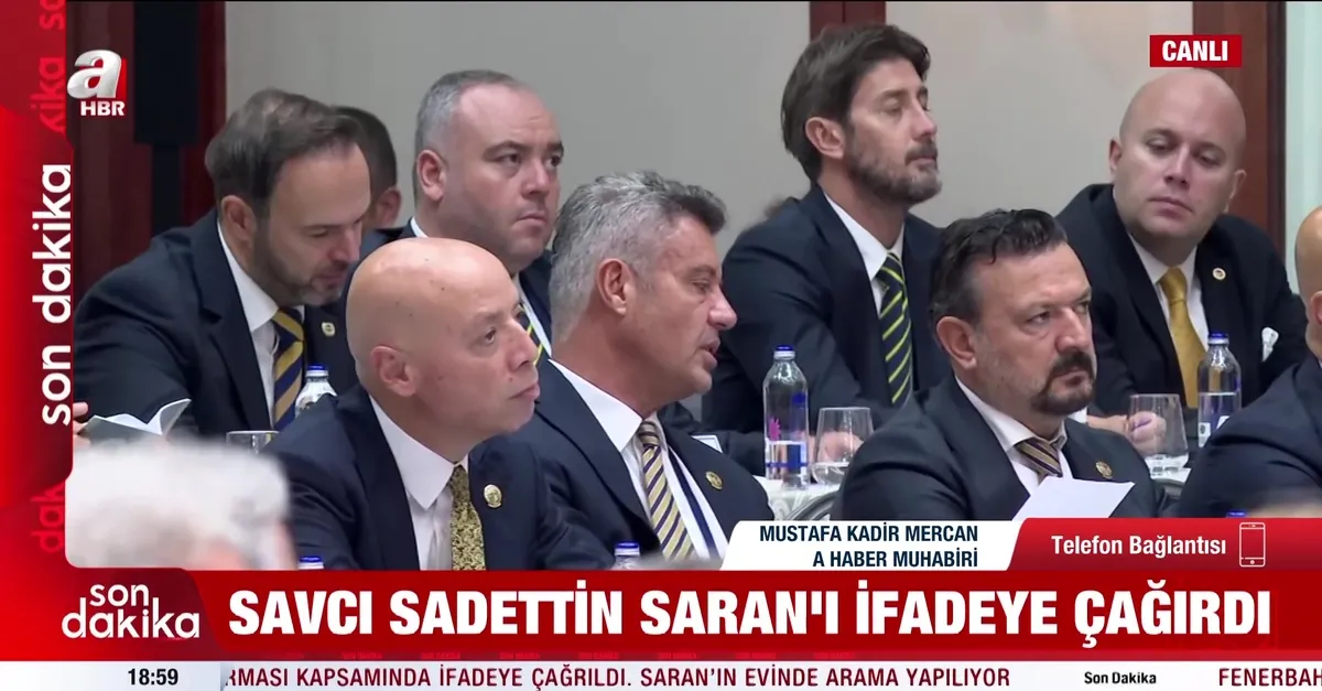 Sadettin Saran ifadeye çağrıldı!