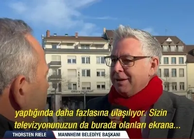 Mannheım Belediyesi’nden A Haber’e teşekkür