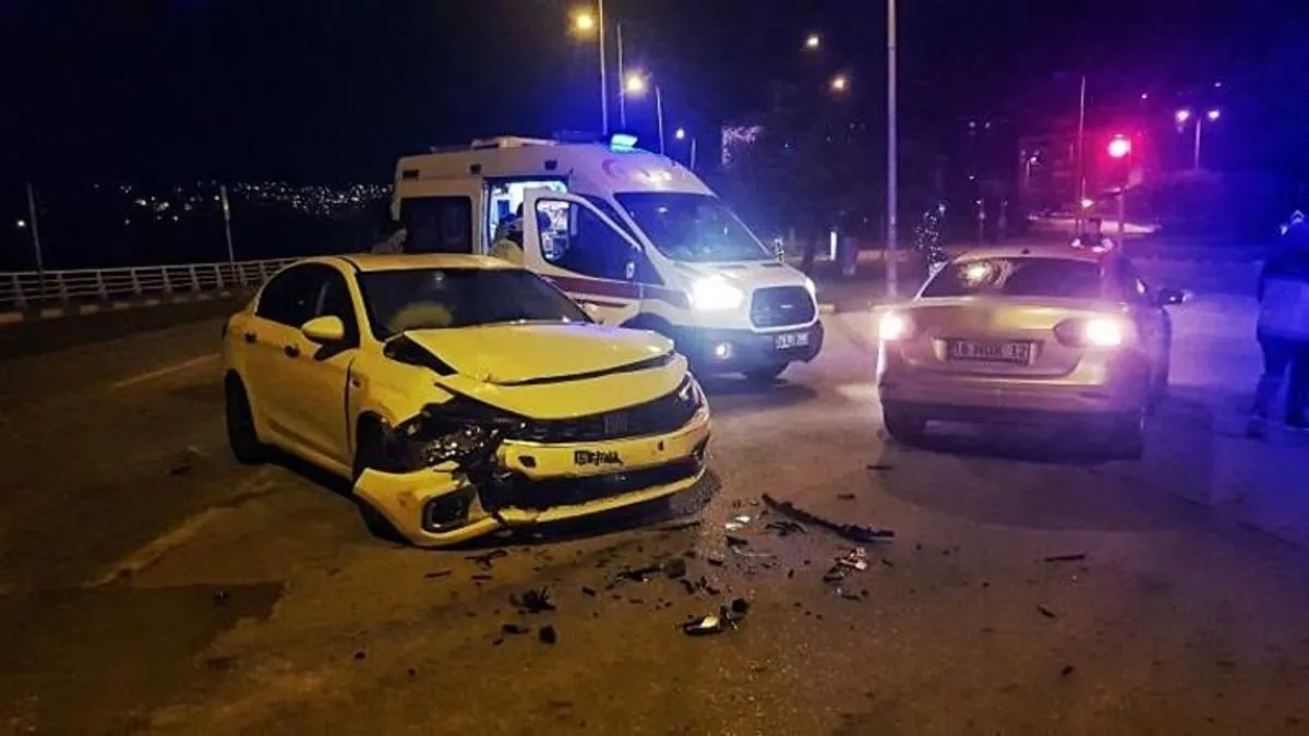 Karabük'te feci kaza! 2 yaralı