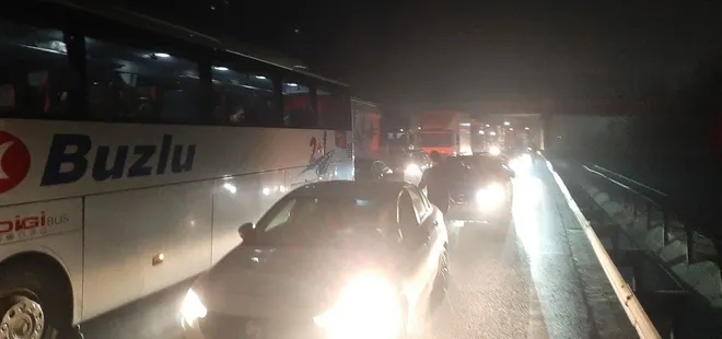 Anadolu Otoyolu'nun Sakarya kesiminde montaj çalışması yapıldı