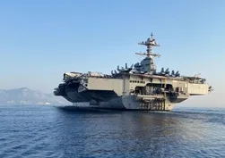 USS Gerald R. Ford'ta yangın! 2 ABD askeri yaralı
