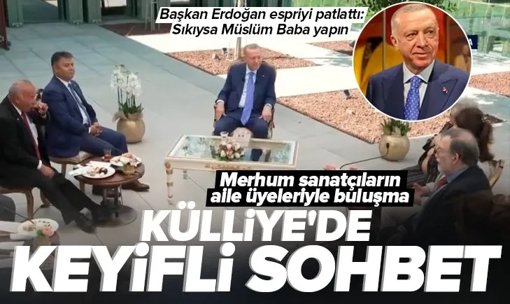 Başkan Erdoğan Cumhurbaşkanlığı Millet Kütüphane’sinde açılan Türk Müziği Tarihi Sergisi’ni gezdi! Merhum sanatçıların aile üyeleriyle sohbet etti