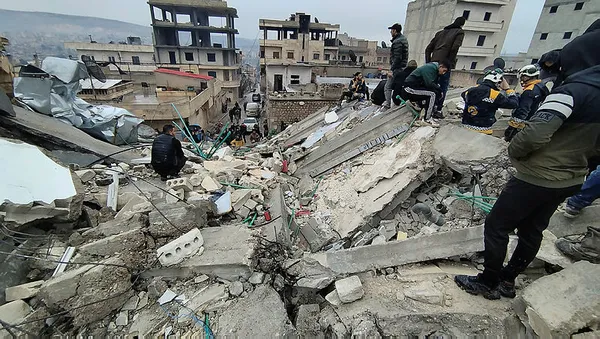 7,7 büyüklüğündeki deprem Suriye'yi de vurdu! İşte son durum - 3