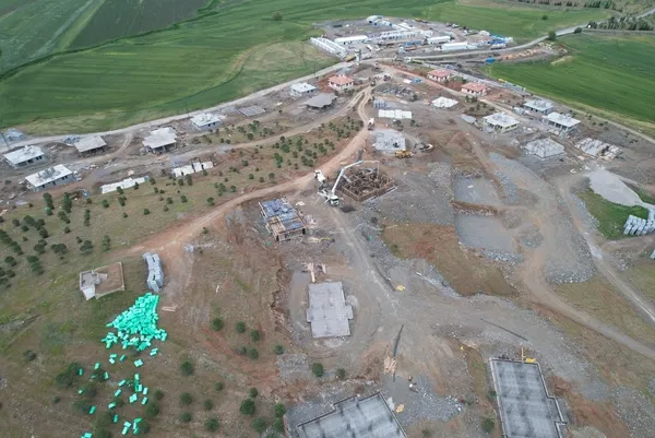 Depremzedelerin konutları hızla yükseliyor! Kahramanmaraş'ta hummalı çalışma - 4