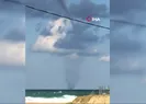 İstanbulda hortum paniği! Görenler şoke oldu