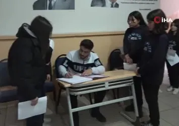 Öğrencilere skolyoz taraması yapıldı