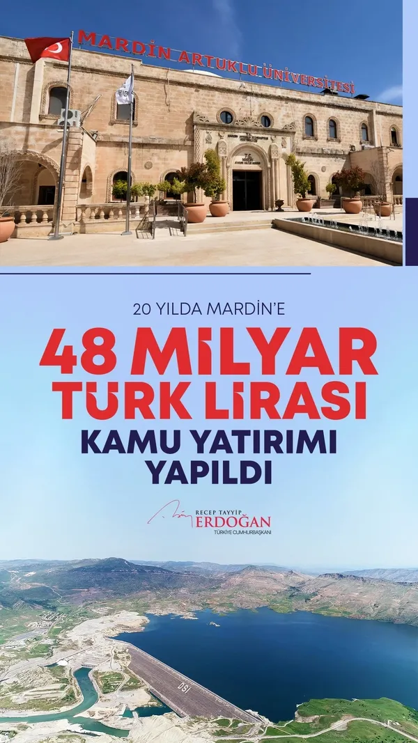 Son dakika: Mardin’de toplu açılış töreni: 17,5 milyar liralık yatırım! Başkan Recep Tayyip Erdoğan’dan önemli açıklamalar