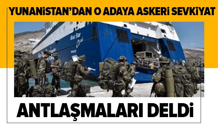 AFP: Yunanistan Meis Adası’na asker konuşlandırdı