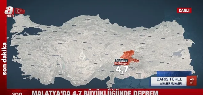 Malatya’da 4.7’lik deprem