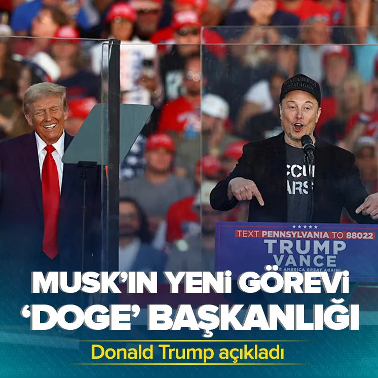 Elon Muskın yeni görevi: DOGE Başkanlığı