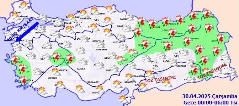 DOĞU ANADOLU’DA TOZ TAŞINIMI VE YAĞIŞ