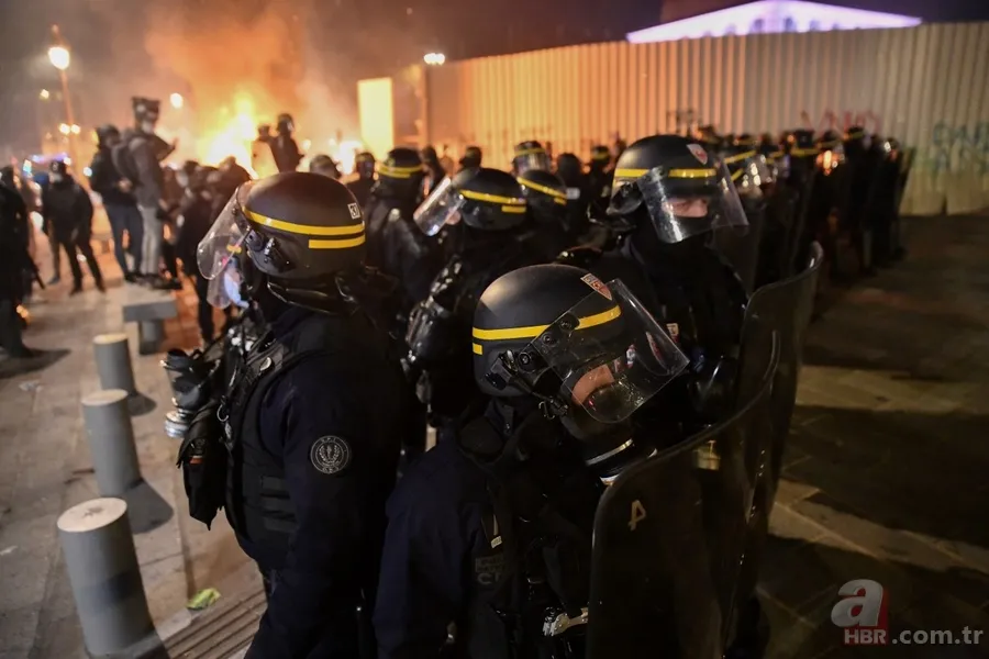 Fransa Cumhurbaşkanı Emmanuel Macron kabul etti: Polis şiddet uyguluyor! 6