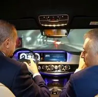 Cumhurbaşkanı Erdoğan, Avrasya Tünelinden geçti