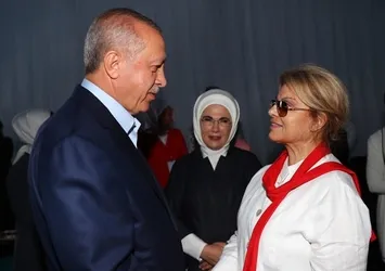 Erdoğan Yenikapı'da Çiller'le görüştü