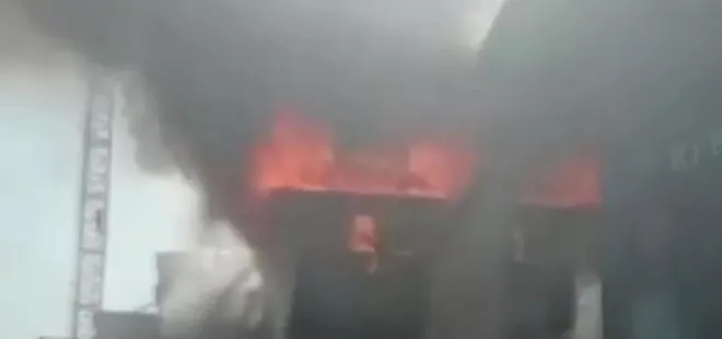 İstinye’de AVM’de yangın paniği
