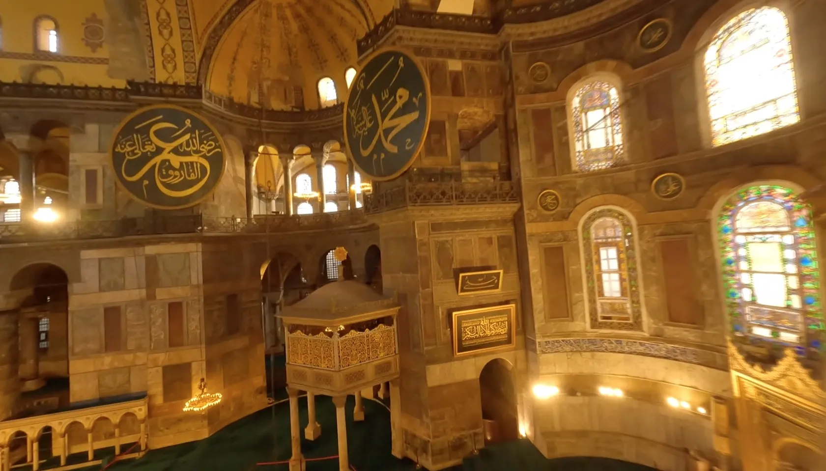 Ayasofya Camisi'ni bir de böyle izleyin! Tarih içinde eşsiz görsellerle büyüleyici yolculuk! Başkan Erdoğan "unutamıyorum" demişti