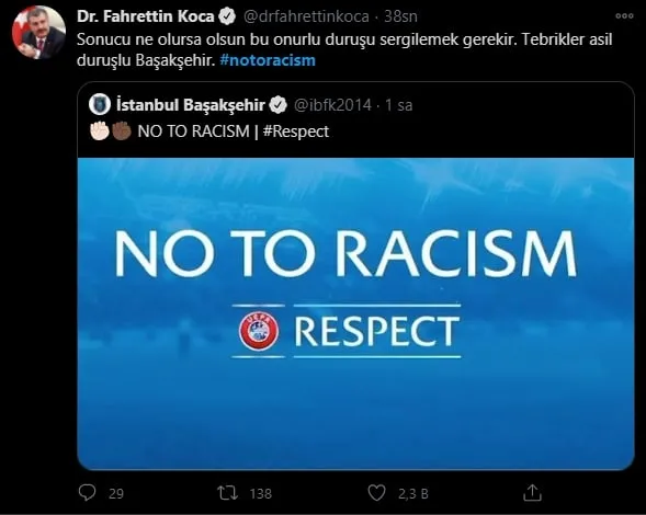 PSG - Başakşehir maçında 4. hakemden ırkçı sözler! UEFA’dan flaş karar: Mücadele ertelendi, 4. hakem görevden alındı