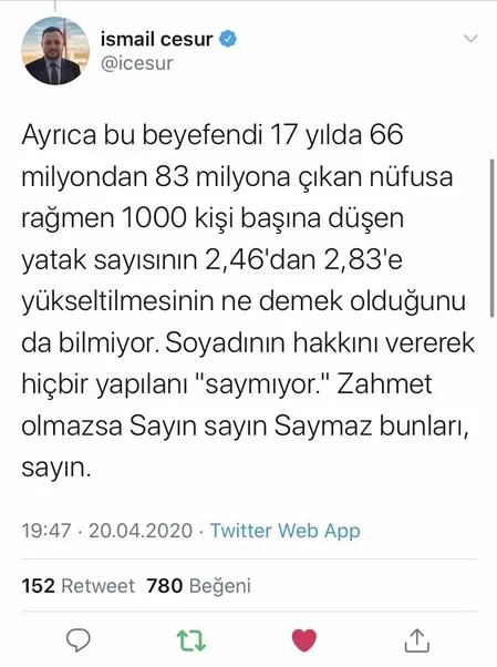 İsmail Saymaz yalanda pik yaptı!