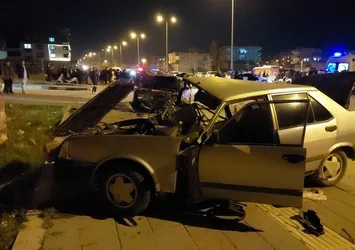 Gaziantep'te 2 otomobil çarpıştı: 7 yaralı