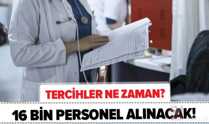 Son dakika: Sağlık Bakanlığı'na 16 bin personel alınacak! 2021 kadro dağılımı ve şartlar nedir? Tercih kılavuzu... 1