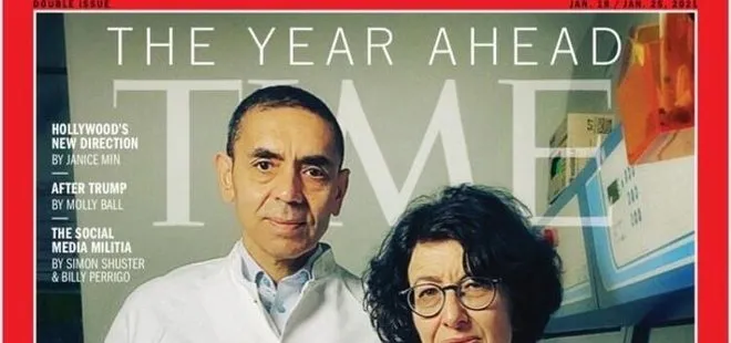 Prof. Dr. Uğur Şahin ve Özlem Türeci dünyaca ünlü TIME dergisinin kapağında!