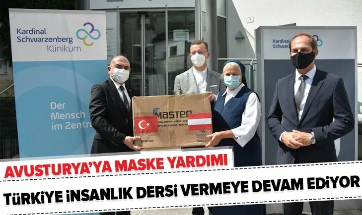 Türkiye'den Avusturya'ya 20.000 cerrahi maske!