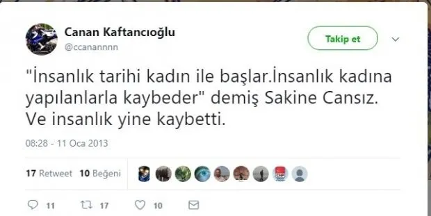 CHP'li Canan Kaftancıoğlu: Sakine Cansız'ı terörist olarak görmüyorum!
