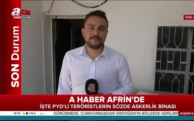 İşte teröristlerin sözde askerlik binası!