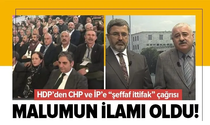 HDP’den CHP ve İP’e ‘şeffaf ittifak’ çağrısı!