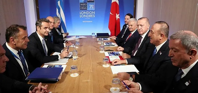 Başkan Erdoğan ile Yunanistan Başbakanı Miçotakis arasında önemli görüşme