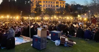 Boğaziçi Üniversitesi'nde iftar! Binlerce öğrenci bir araya geldi