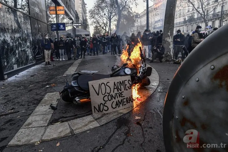 Fransa Cumhurbaşkanı Emmanuel Macron kabul etti: Polis şiddet uyguluyor!