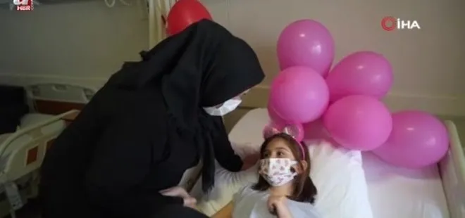 Samsun'da fedakar anne 8 yaşındaki kızına böbreğini verdi