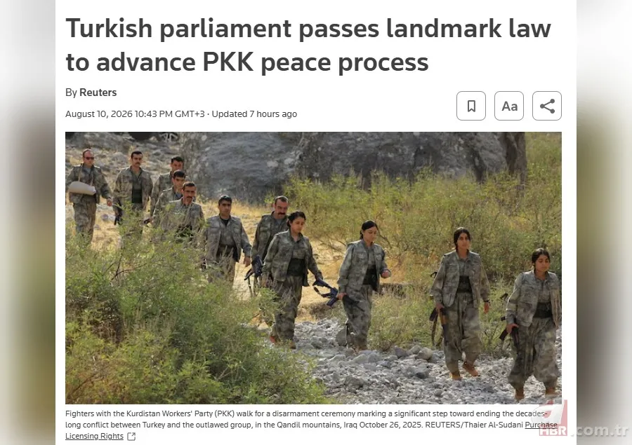 Terörsüz Türkiye yasası dünya basınında: Reuters ve FT tarihi adımı öne çıkardı, Avrupa ve İsrail cephesinde rahatsızlık öne çıktı 4