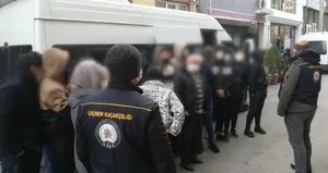 İzmir’de bağ evinde 124 sığınmacı yakalandı