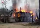 Ev ve ahır alev alev yandı