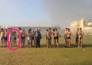 Nazi Almanyası değil İsrail! Siyonistler Gazzelileri yarı çıplak halde stada topladı