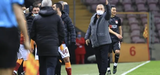 Galatasaray Teknik Direktörü Fatih Terim’den Sivasspor maçı sonrası hakem isyanı! Her hafta bir vukuatınız var ya!