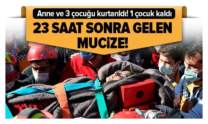 Son dakika: İzmir’de Doğanlar Apartmanı’nda mucize kurtuluş! Bir anne ve 3 çocuğu enkazdan çıkarıldı